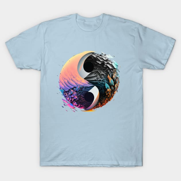 Yin Yang - Break Away Series T-Shirt by wumples